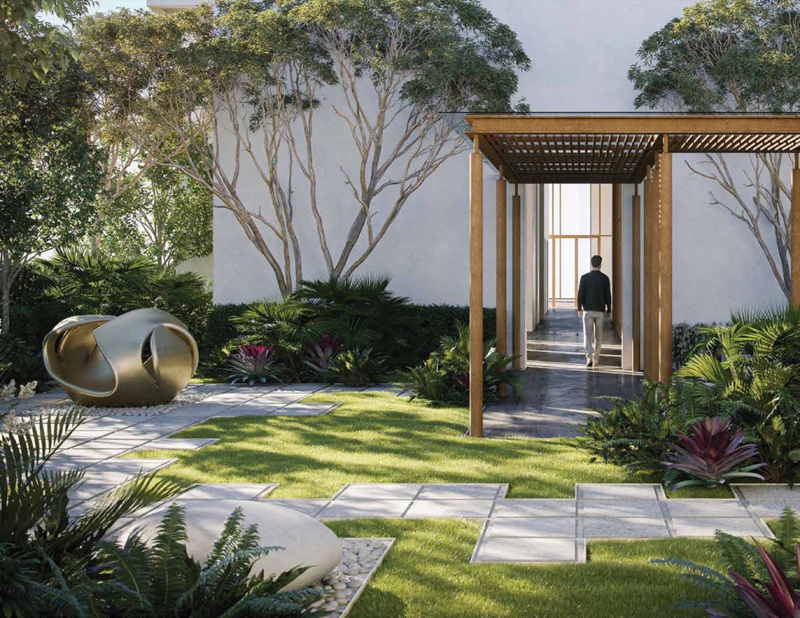 111 Menerung rooftop sculpture garden: artist's impression