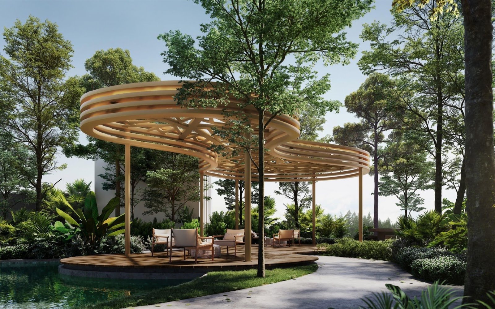 Alora Residences Dewdrop Pavilion: artist's impression