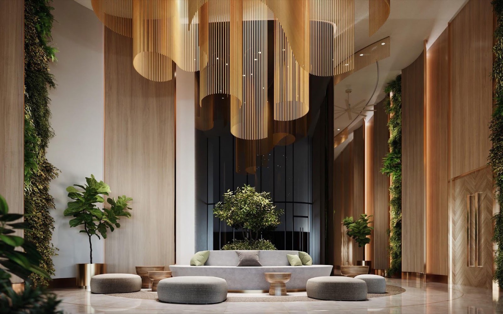 Alora Residences lobby: artist's impression