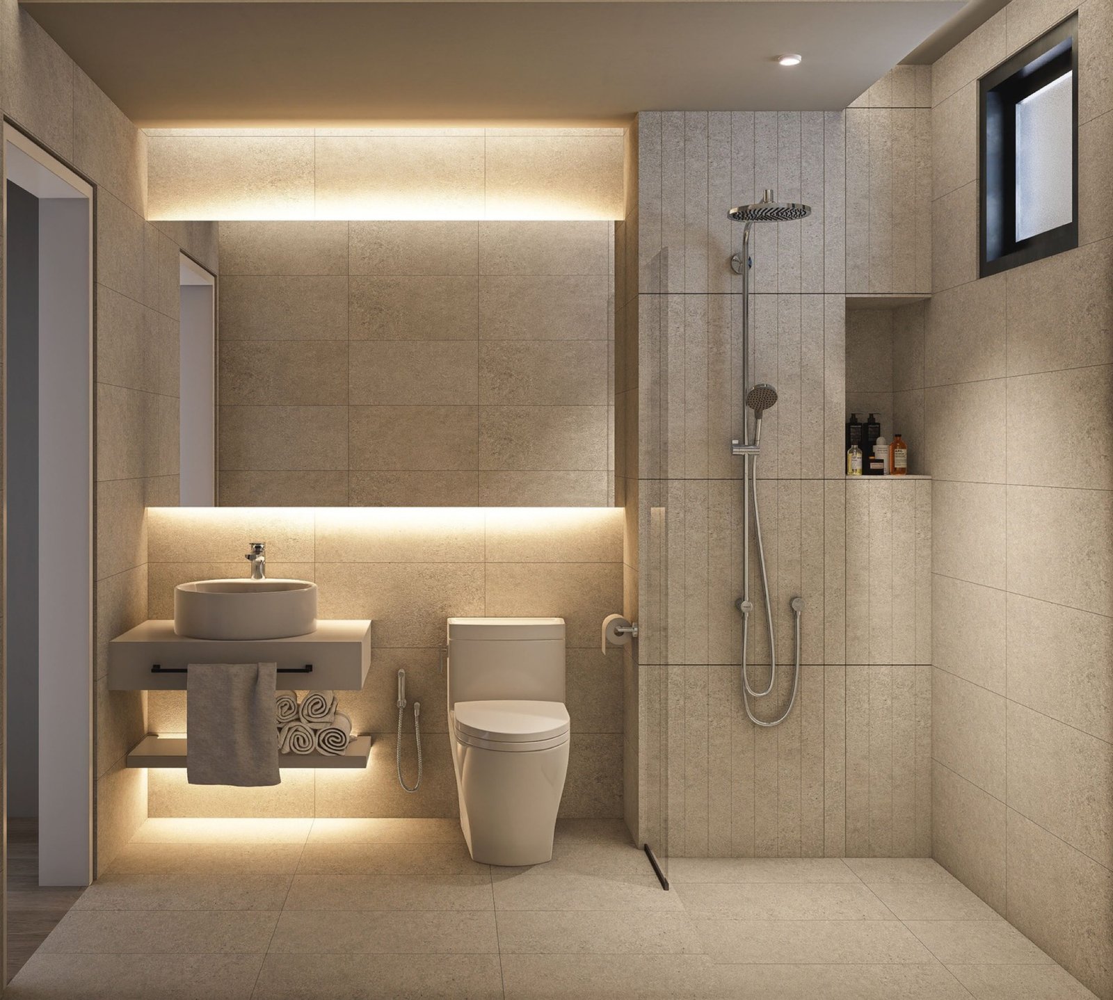 Amara Residences bathroom: artist's impression
