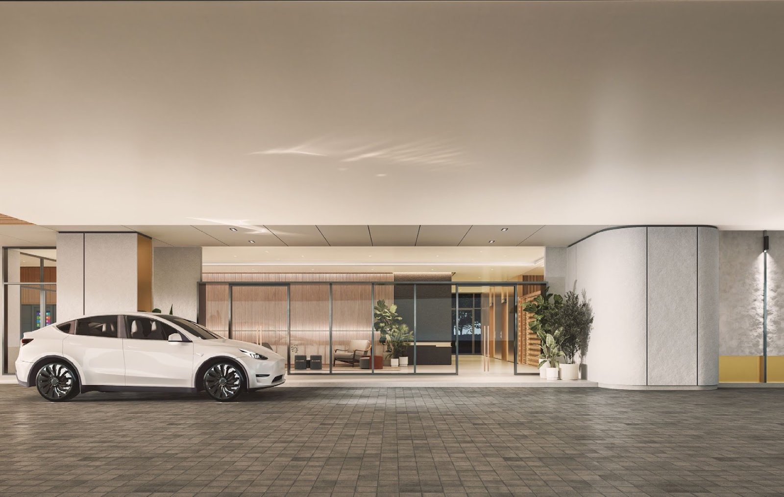 Amara Residences lobby: artist's impression
