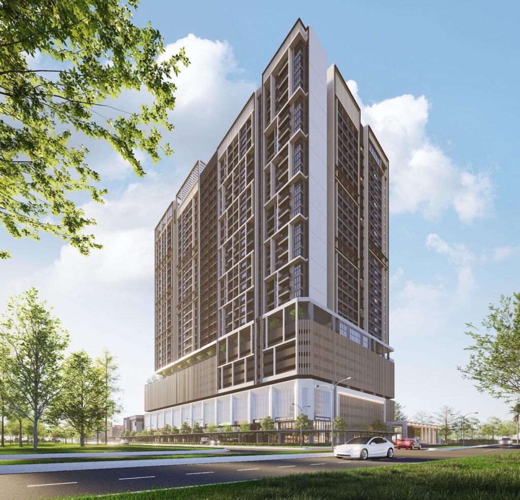 Amara Residences, Ara Damansara: artist's impression of the tower