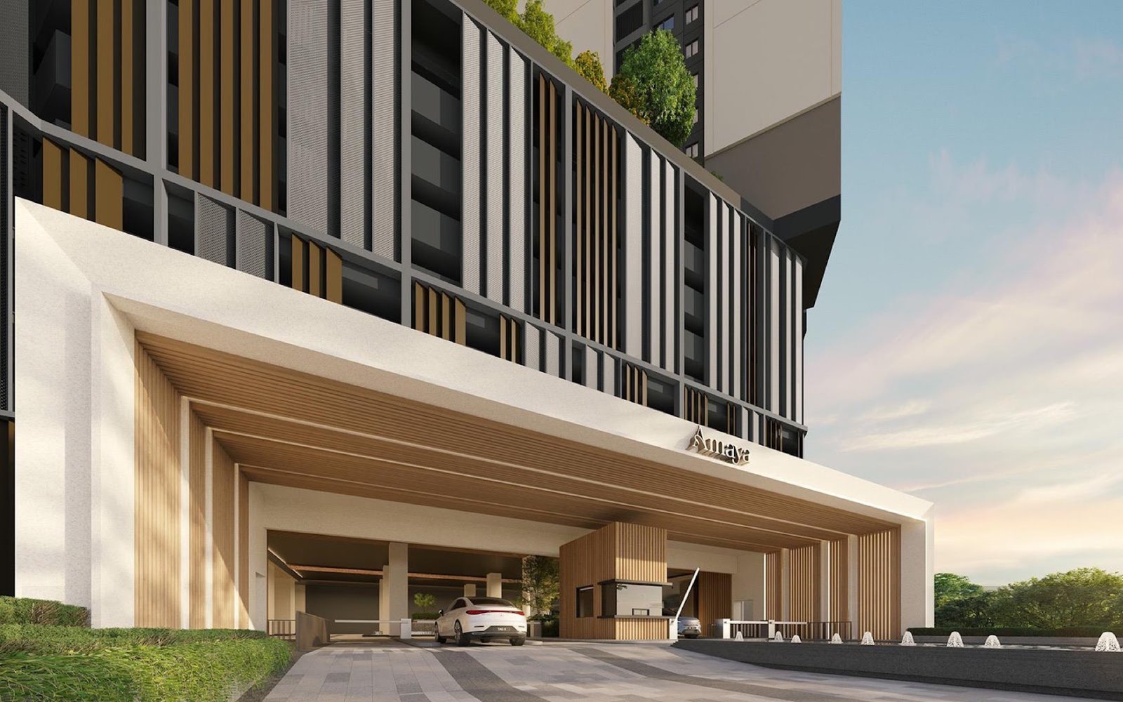Amaya Residences drop-off: artist's impression