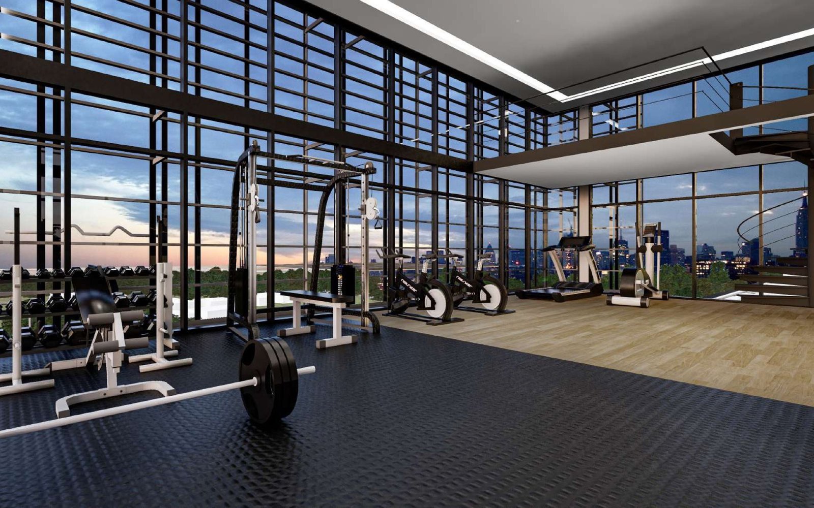 Ambience Residence gymnasium: artist's impression