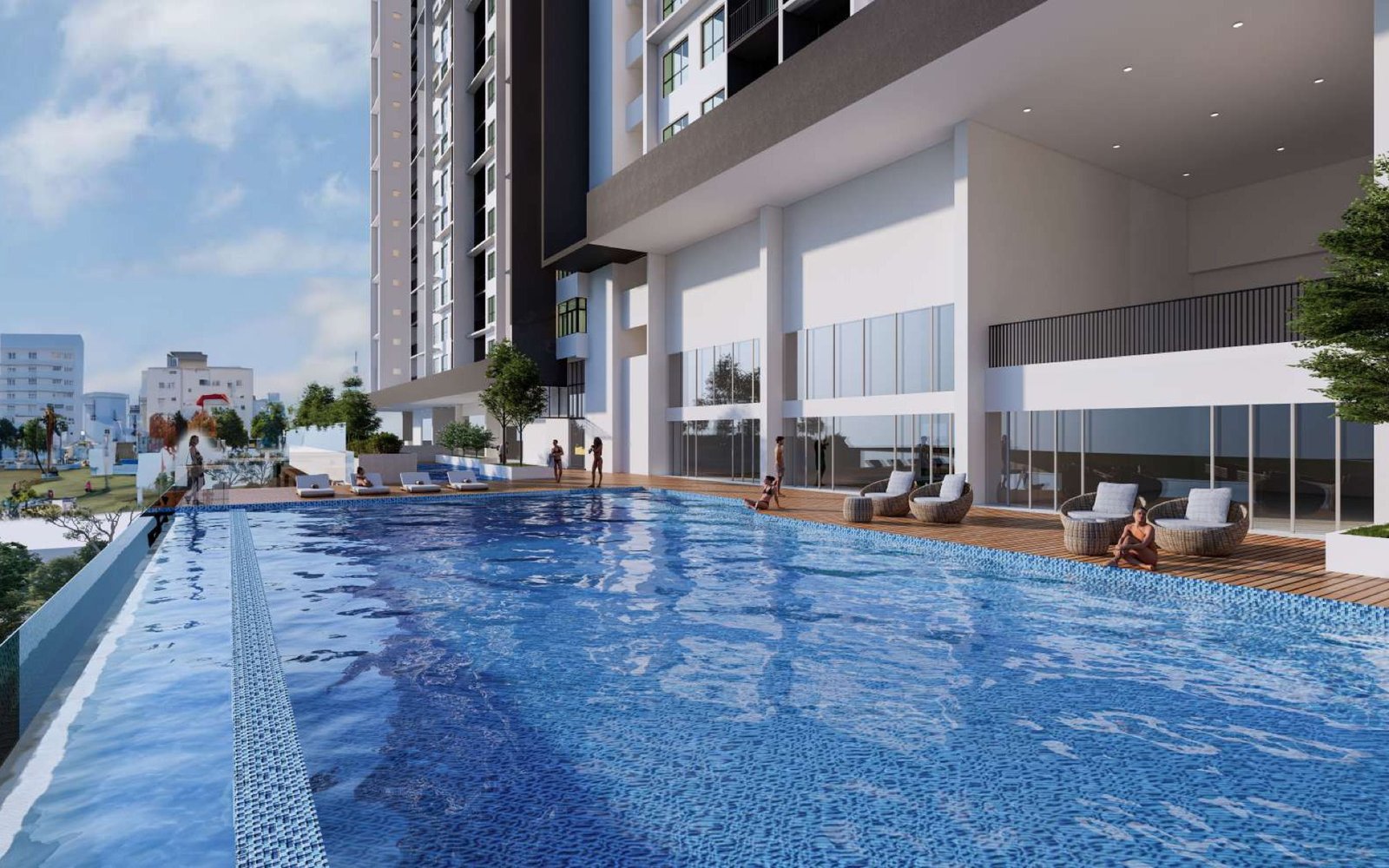 Ambience Residence swimming pool: artist's impression