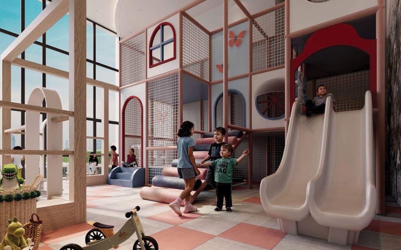 Aricia Residences indoor play gym: artist's impression
