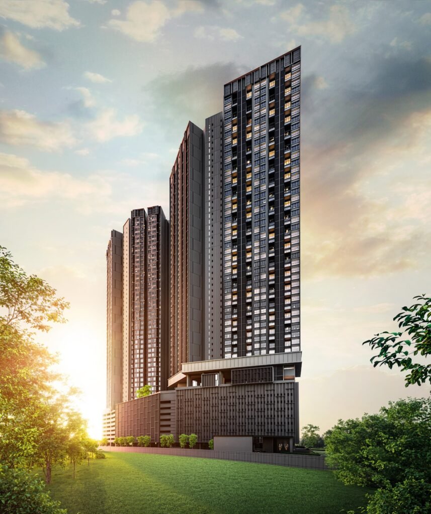Aricia Residences towers: artist's impression