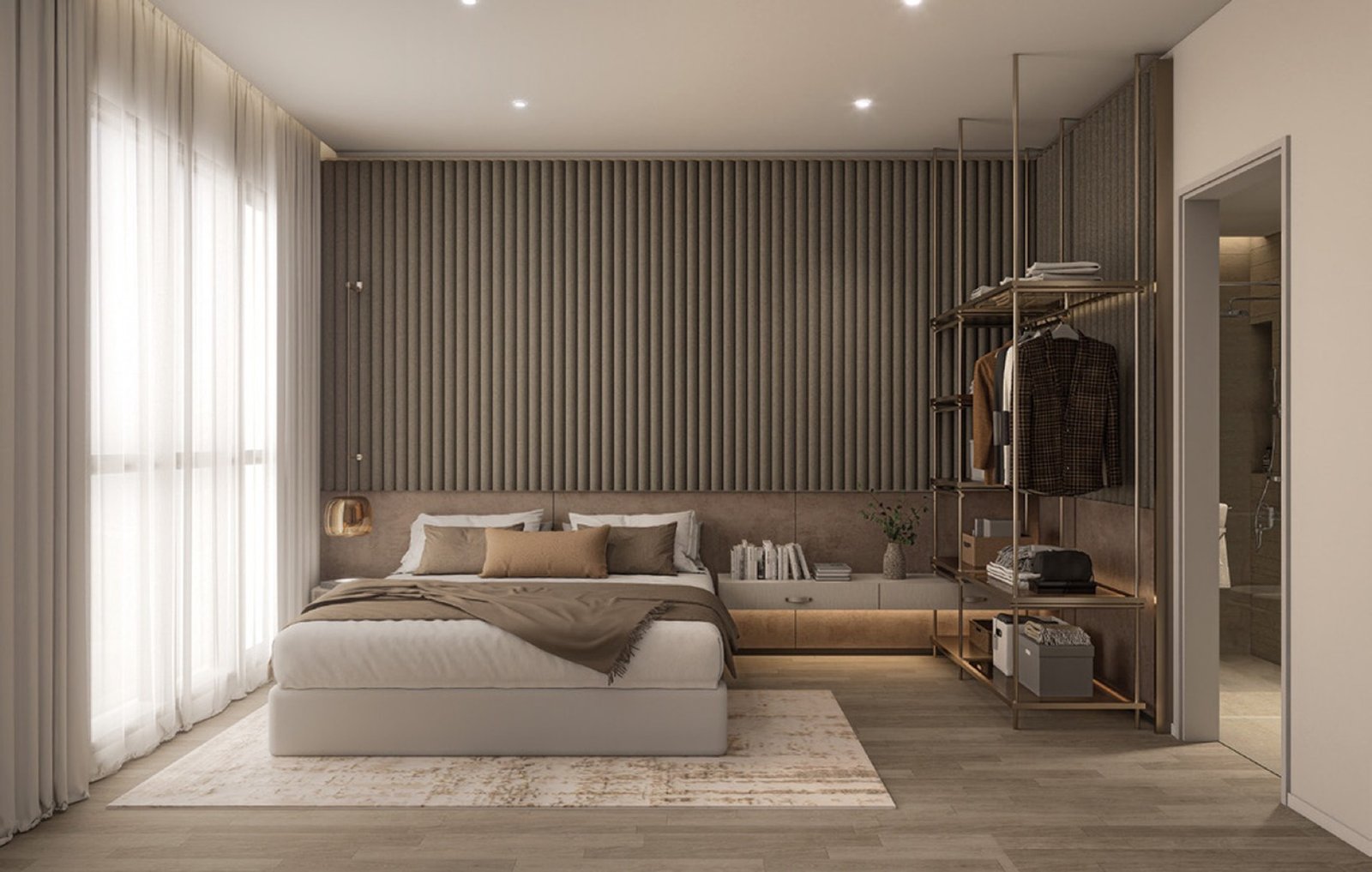 ARRA Residences master bedroom: artist's impression