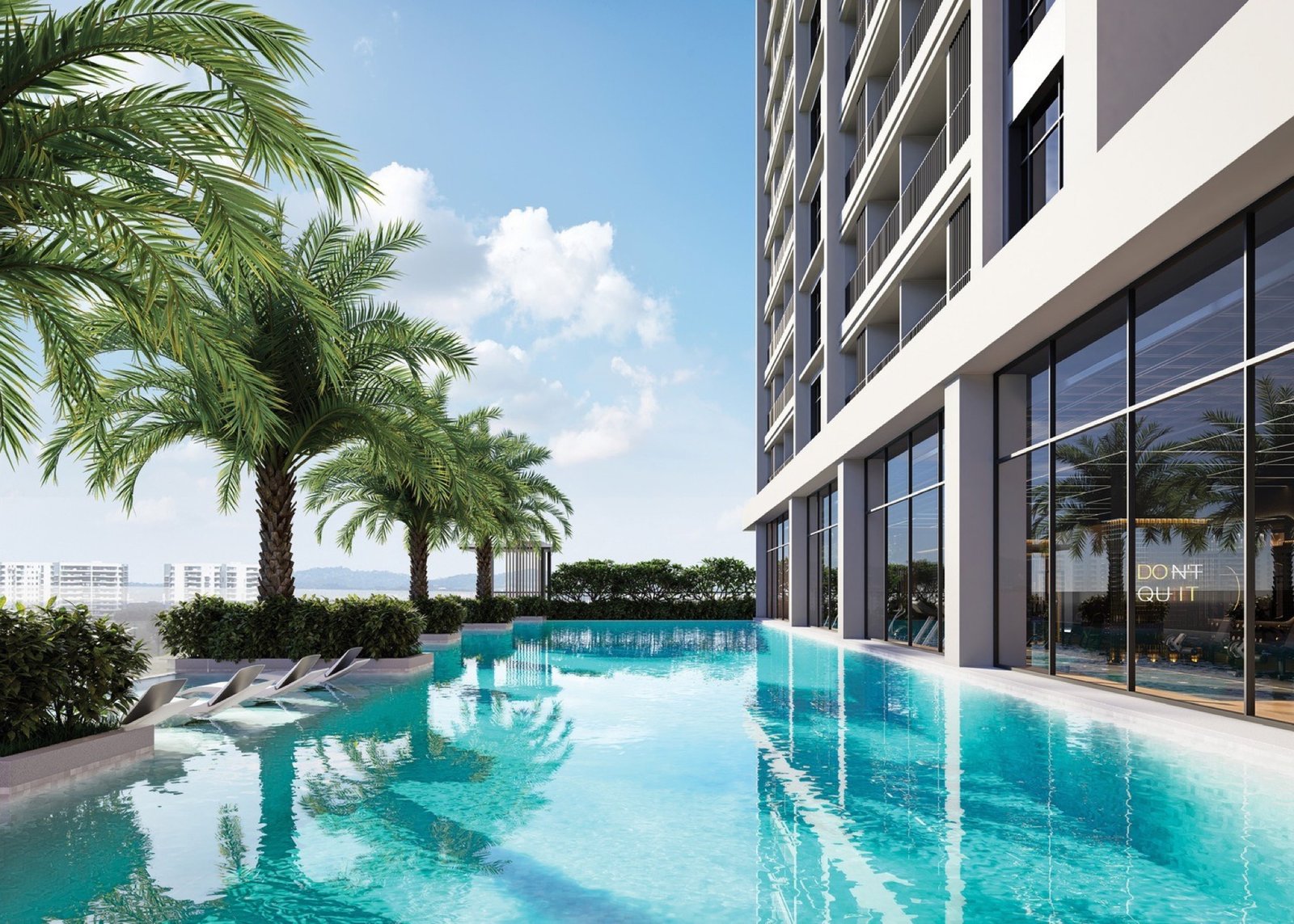 ARRA Residences swimming pool: artist's impression