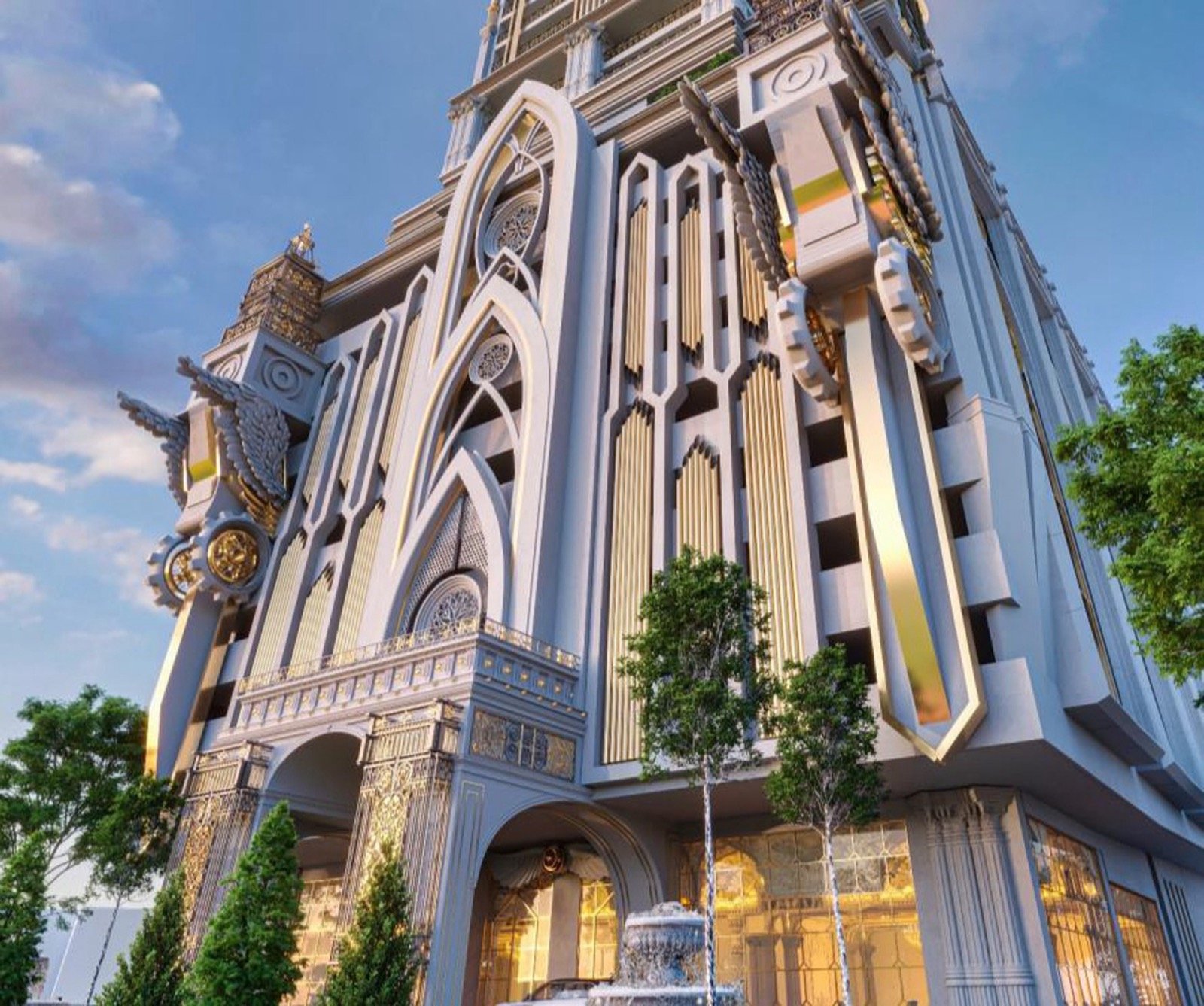 Arte Solaris facade and entrance: artist's impression