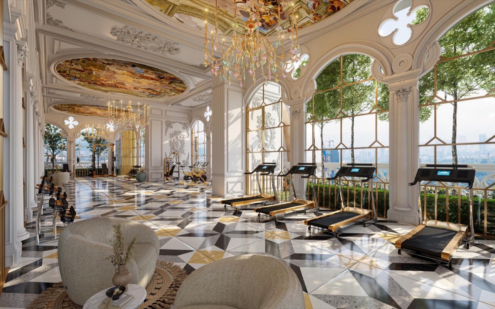 Arte Solaris gym: artist's impression