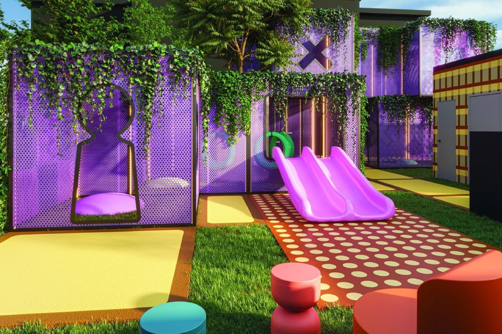 Arte Star children's play area: artist's impression