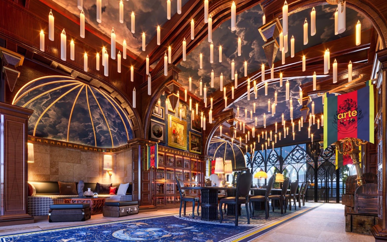 Arte Star residents' lounge: artist's impression
