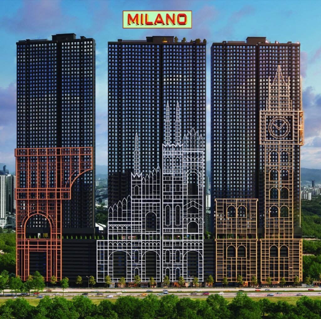 Arte Star towers including The Milano: artist's impression