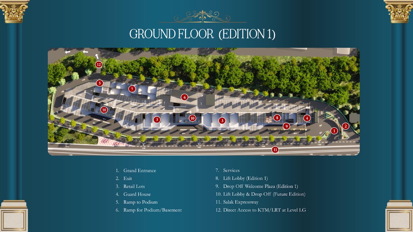 Arte Star The Regal ground floor plan