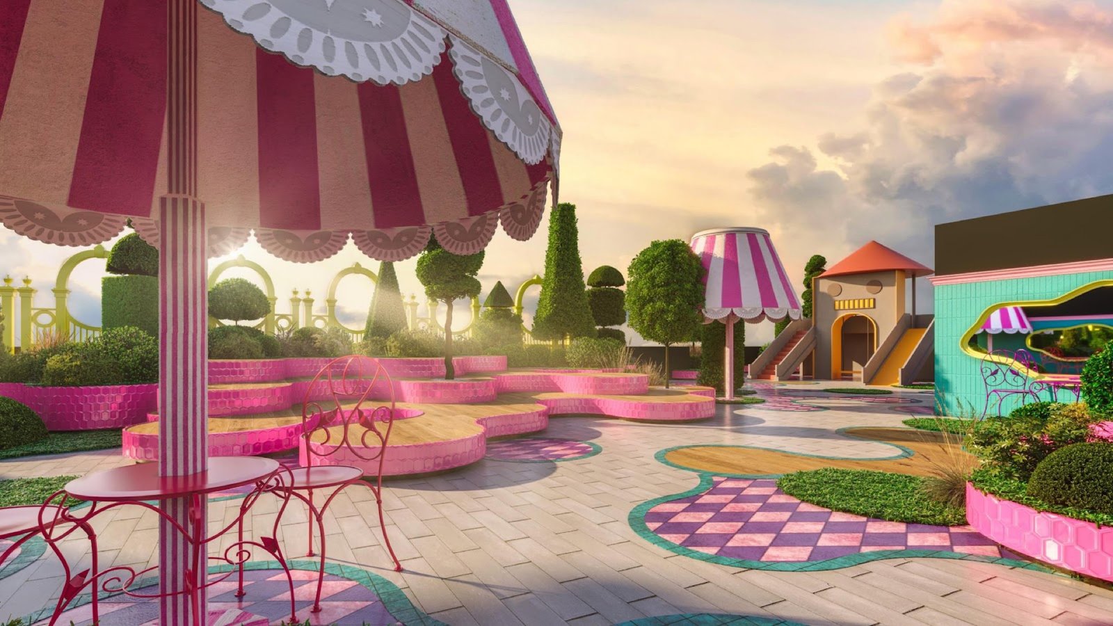 Arte Star The Regal Tea Party Rooftop: artist's impression