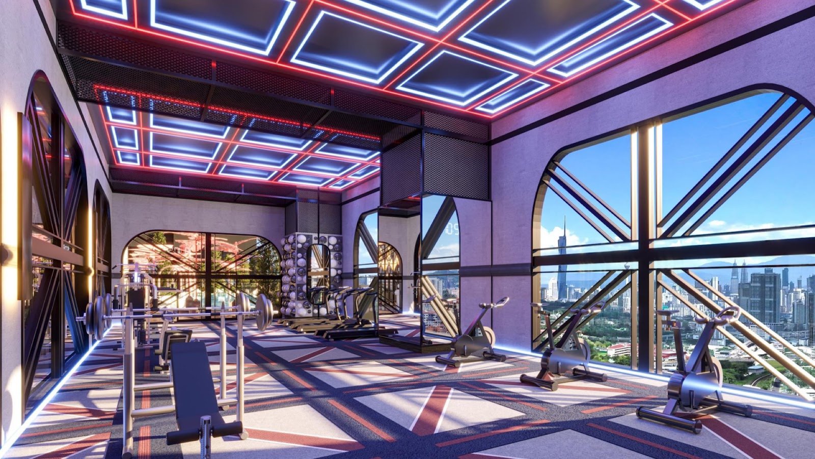 Arte Star The Regal Union Jack Gym: artist's impression