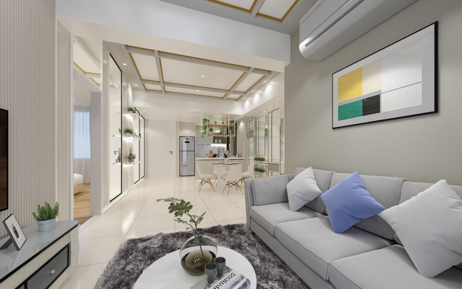 Aster Hill living room: artist's impression