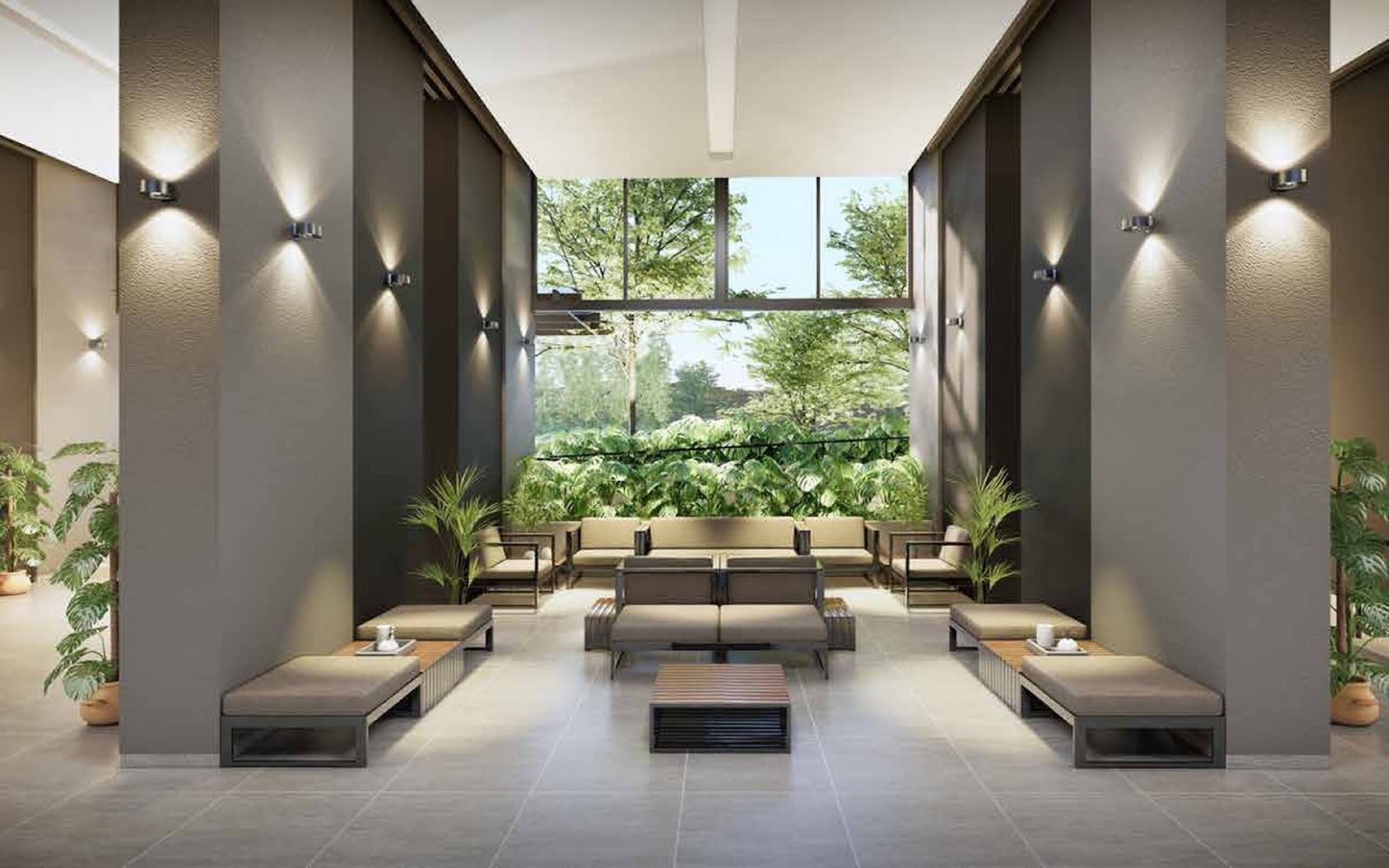 Aster Hill lobby lounge: artist's impression