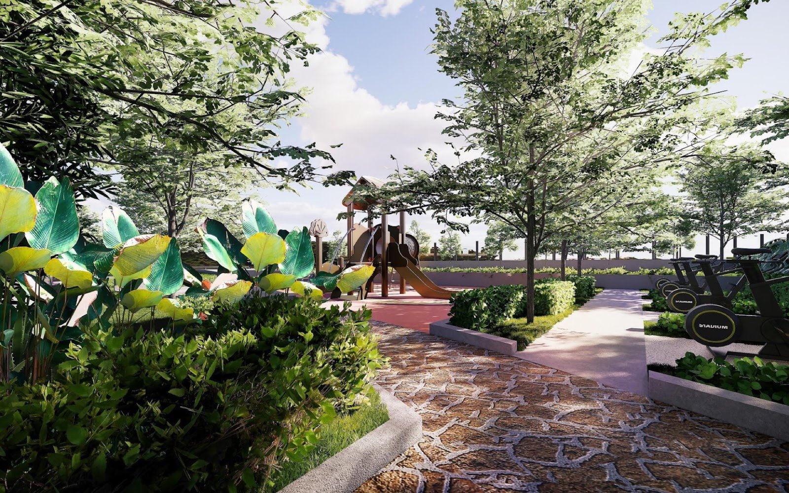 Aster Hill garden and children's playground: artist's impression