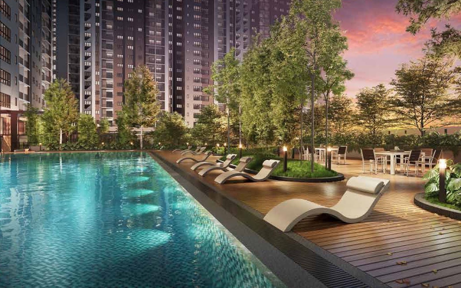 Aster Hill swimming pool: artist's impression