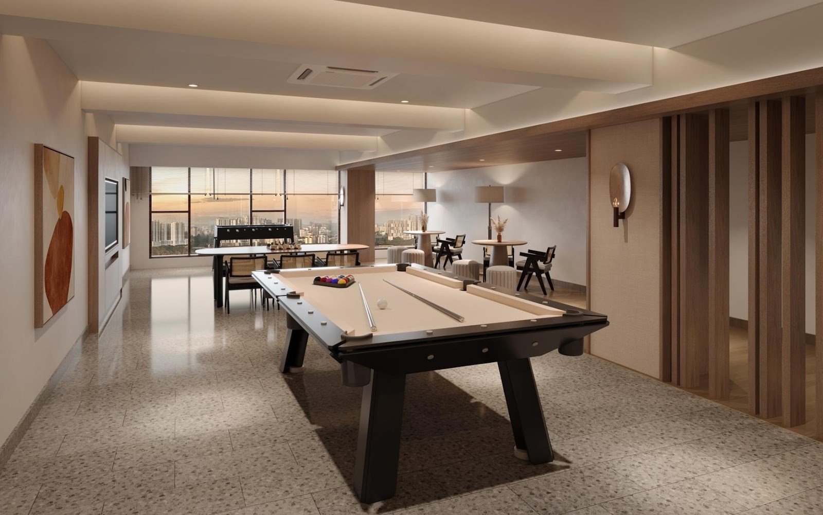 Ayanna Resort Residences games room: artist's impression