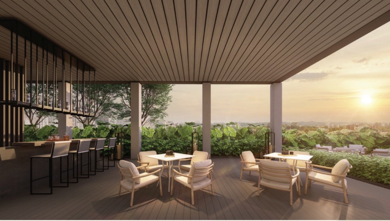 Bamboo Hills Residences sky dining area: artist's impression
