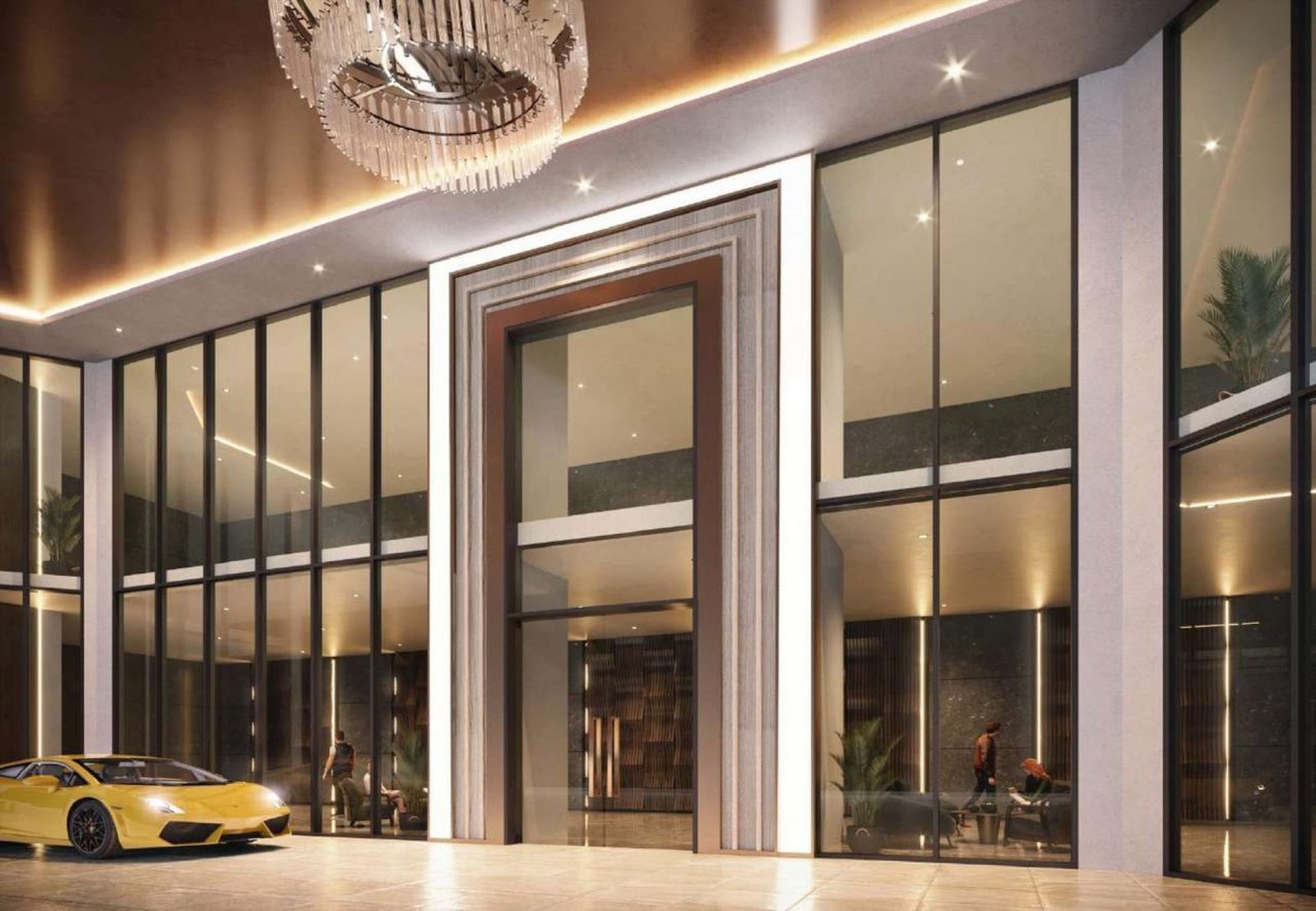 Bangsar Hill Park Verdura drop-off and lobby entrance: artist's impression