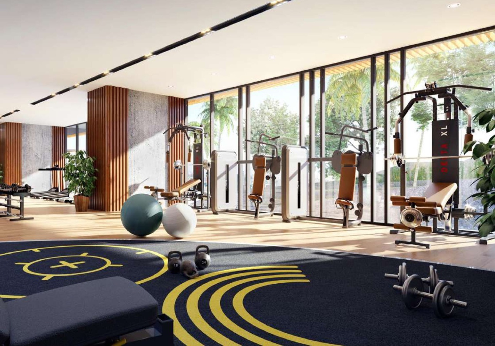 Bangsar Hill Park Verdura gymnasium: artist's impression