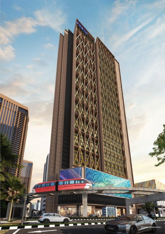 Branniganz Suites, Jalan Imbi, Bukit Bintang: artist's impression of the 50-storey tower