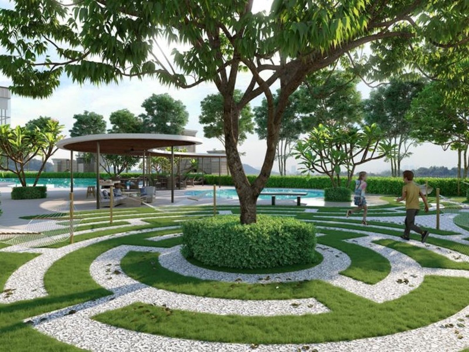 D'Tessera Residences garden maze: artist's impression