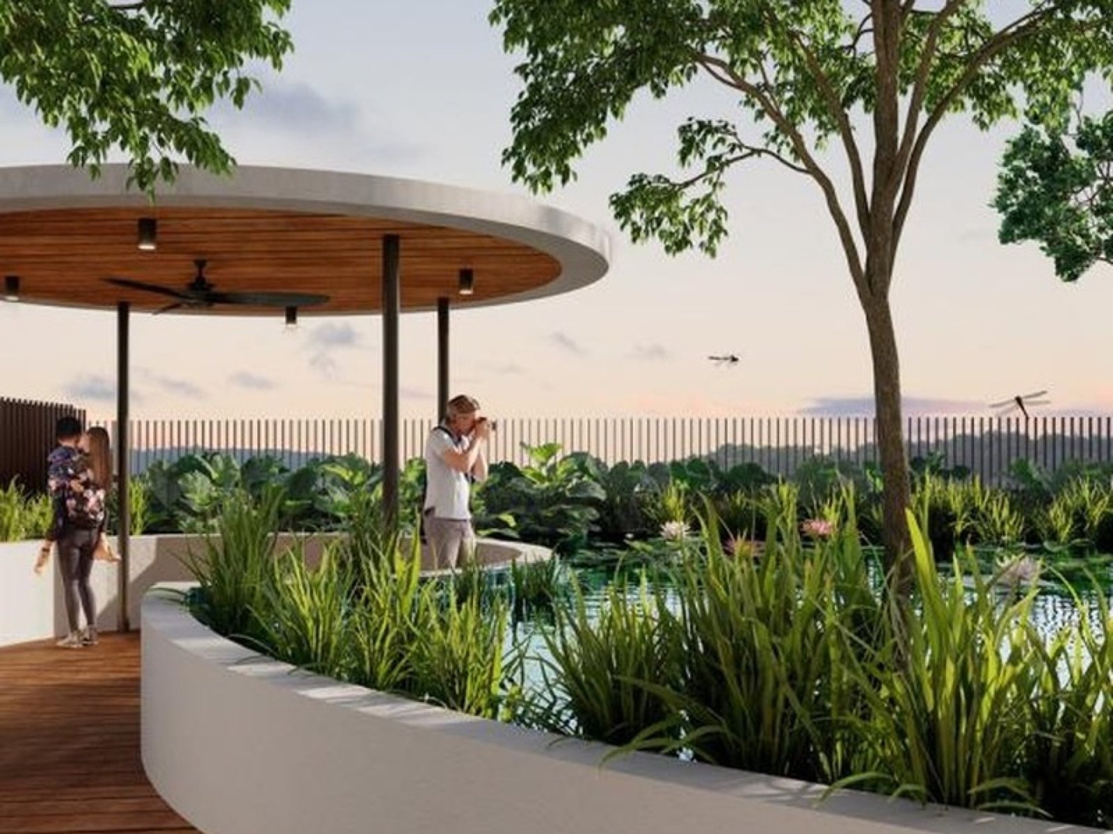 D'Tessera Residences sky deck pavilion: artist's impression
