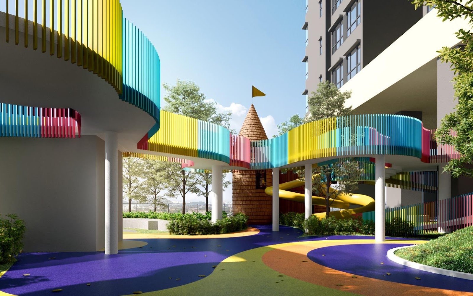 Damansara Livista castle playground: artist's impression