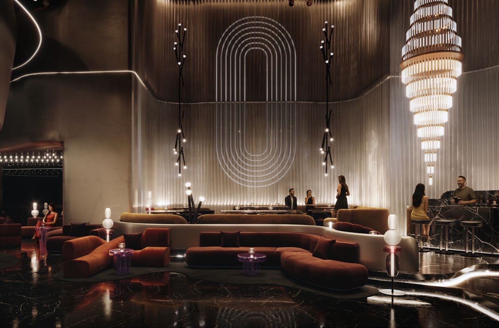 DIVINE KL City Centre lobby lounge: artist's impression