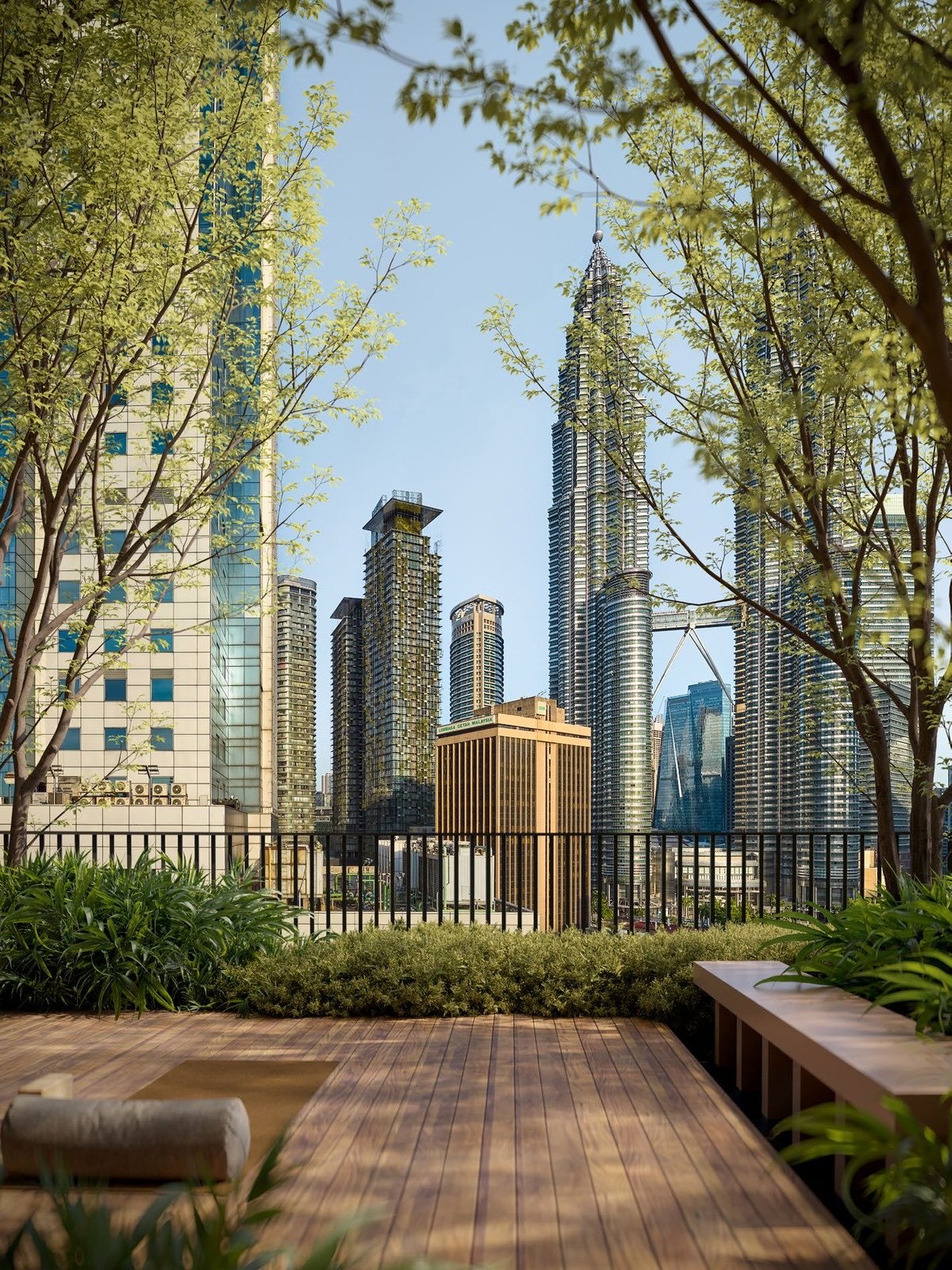 DIVINE KL City Centre meditation deck: artist's impression