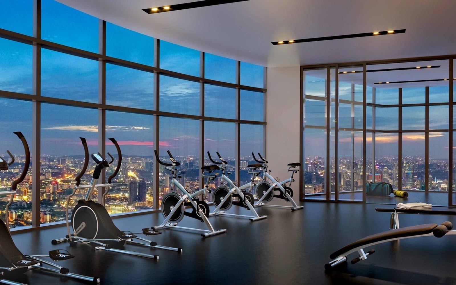 Eaton Residences sky gym: artist's impression