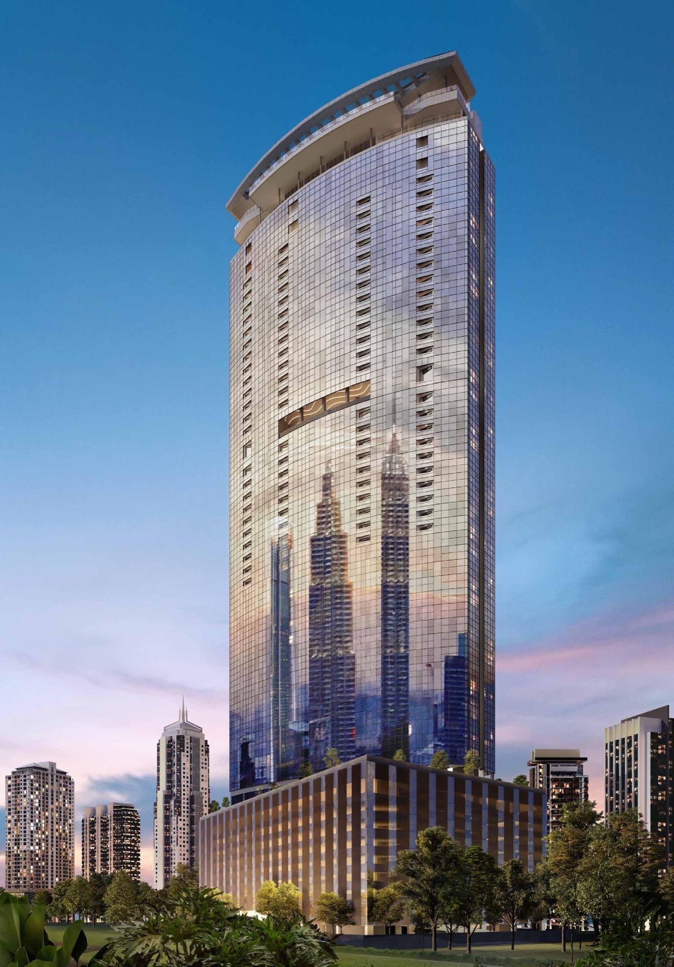 Eaton Residences, Jalan Kia Peng: artist's impression of the tower