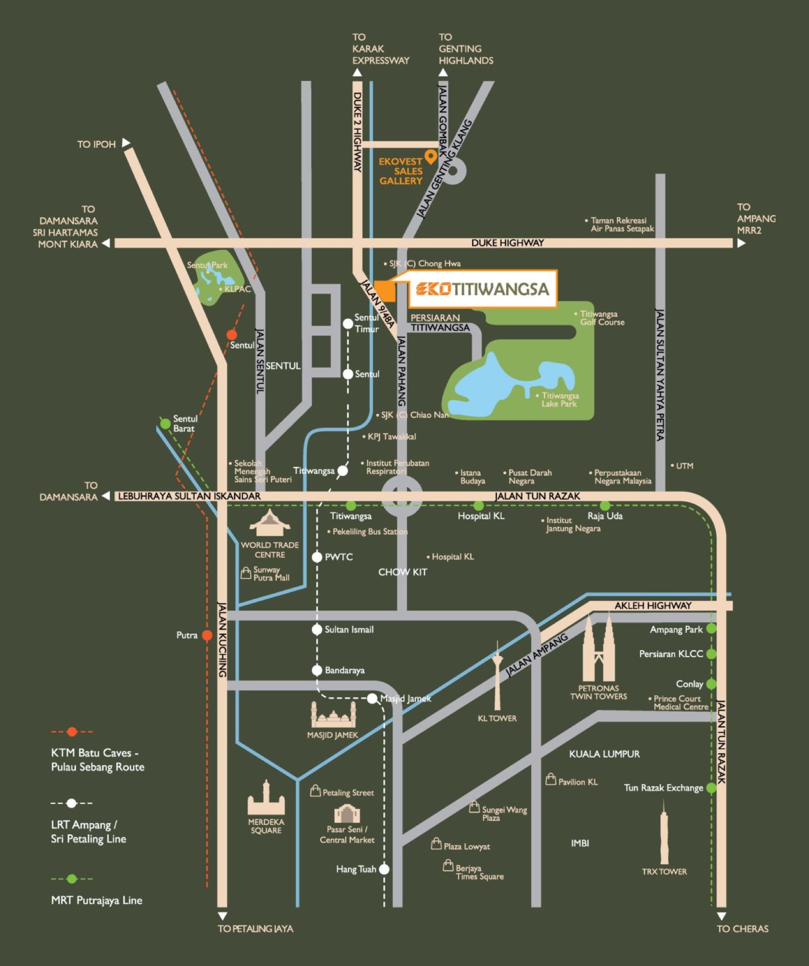 EkoTitiwangsa location map
