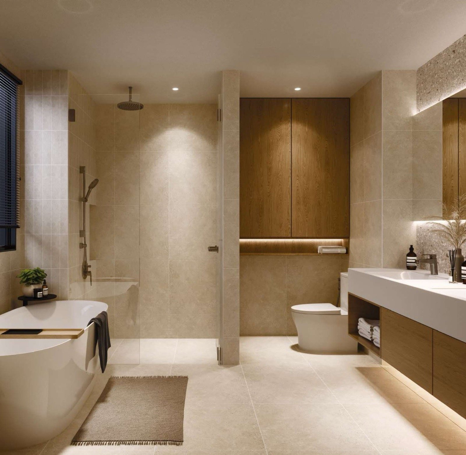 Enlace Suites II bathroom: artist's impression