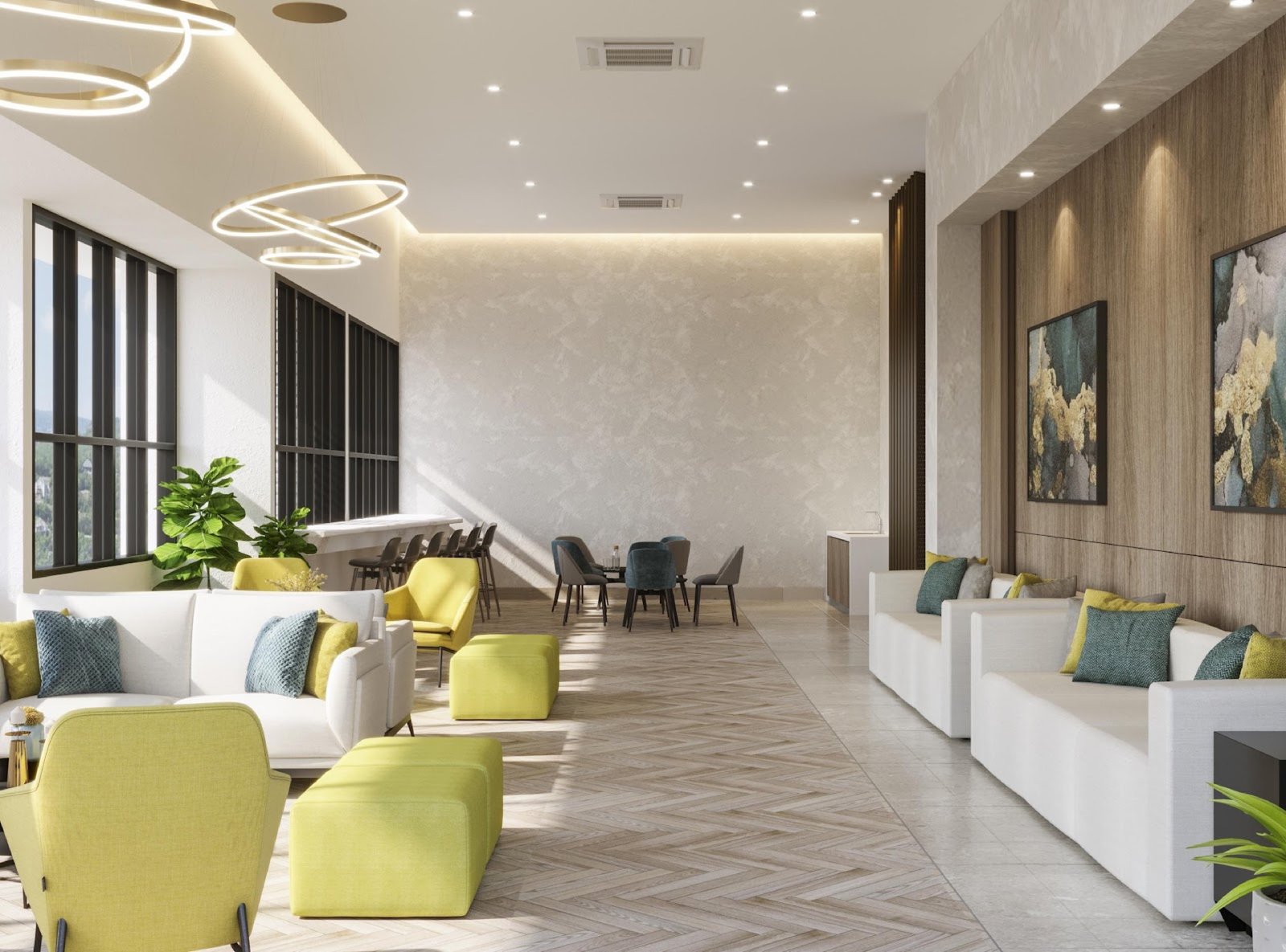Forest Hill Residences lobby lounge: artist's impression