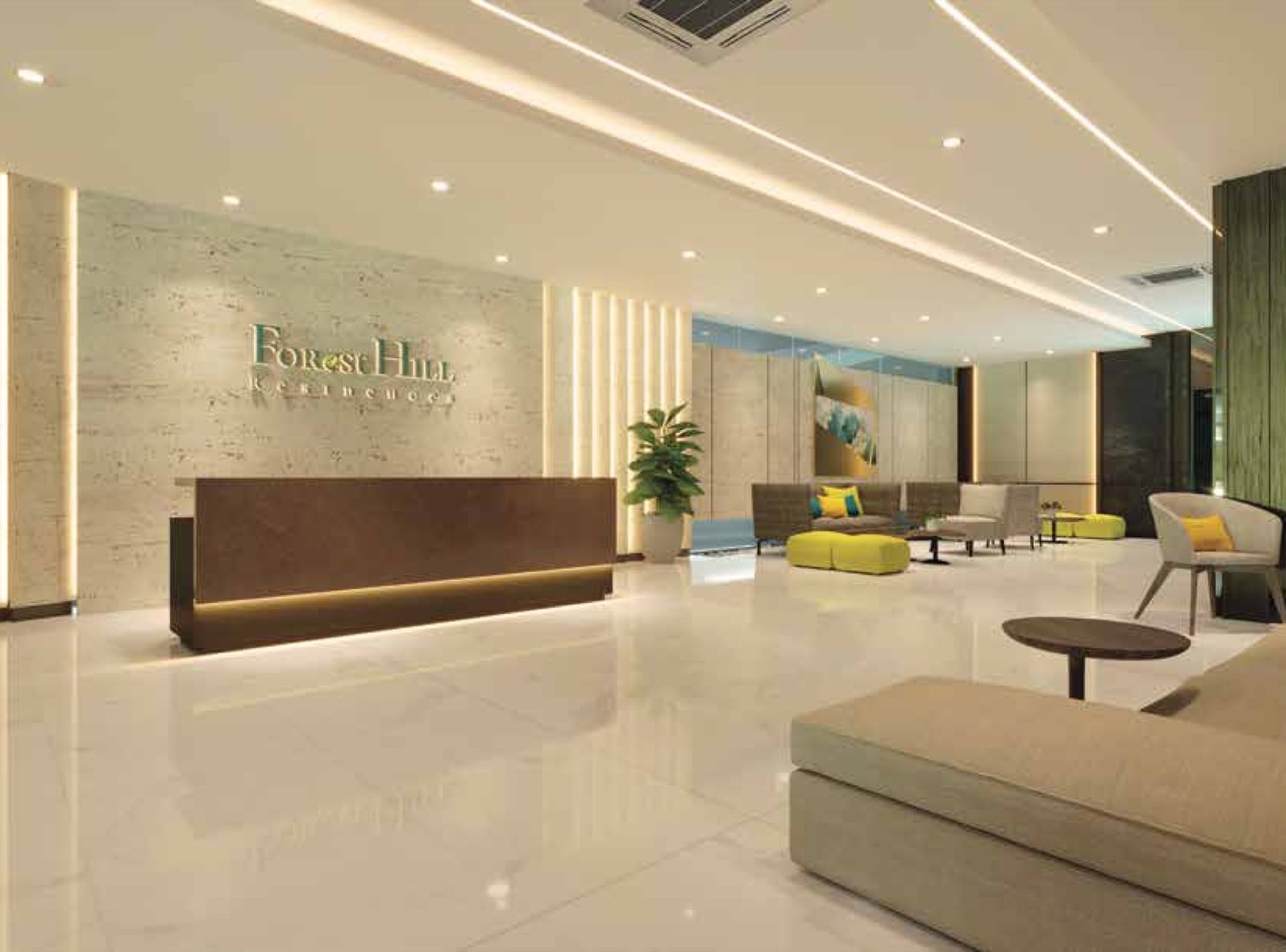 Forest Hill Residences lobby: artist's impression