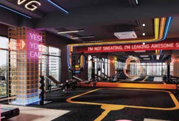 Gen Starz Residences gym: artist's impression