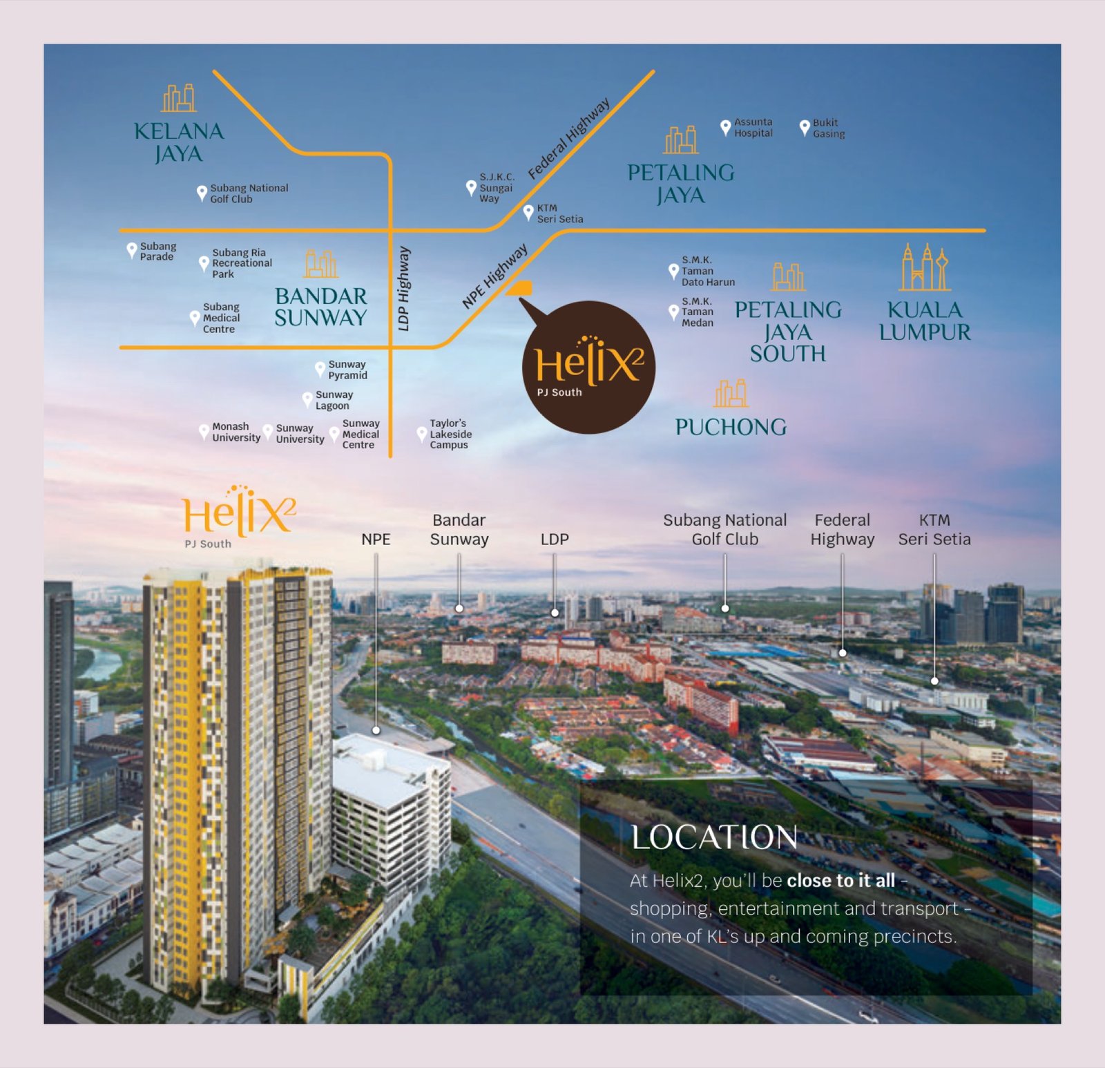 Helix 2 PJ South location map