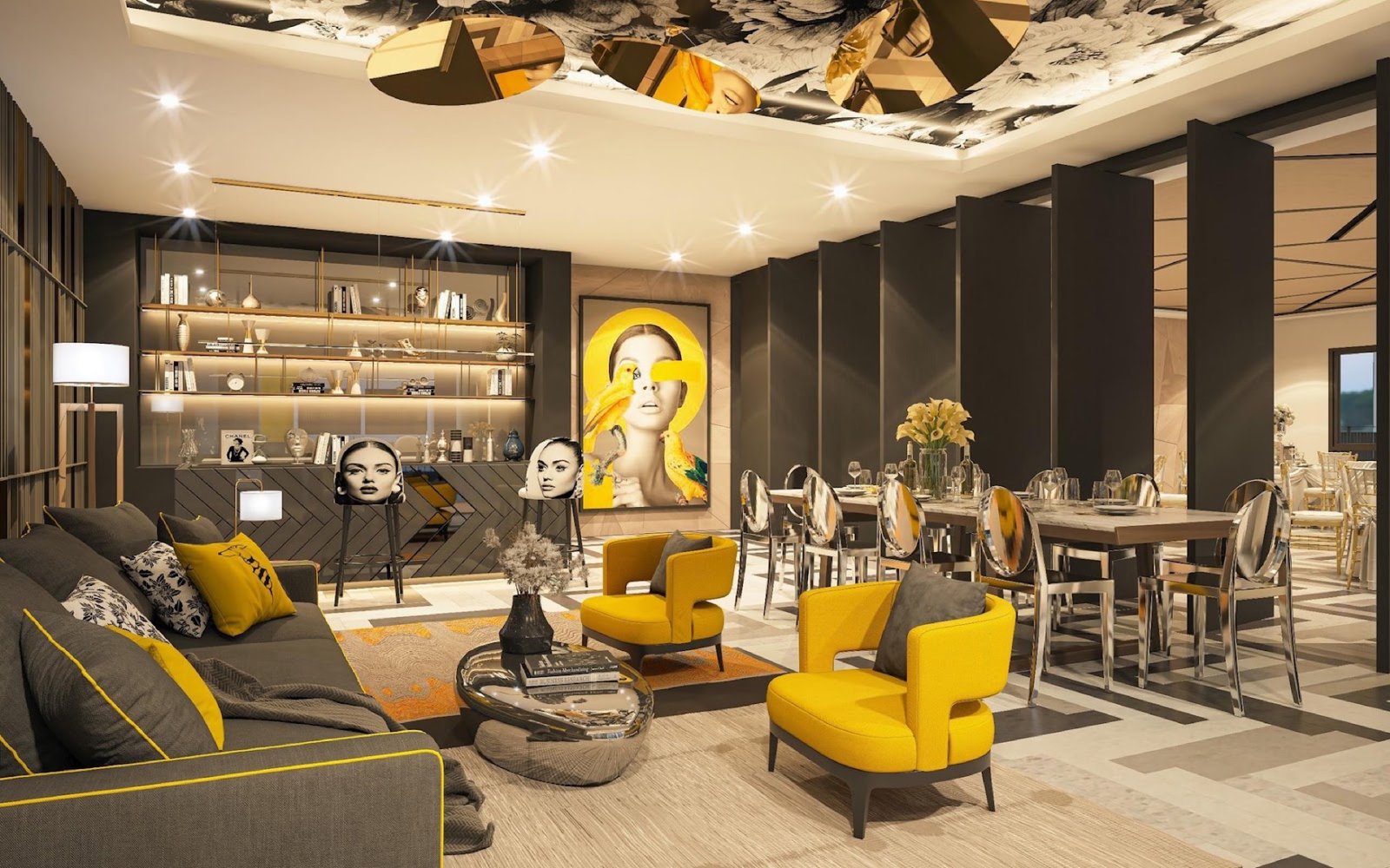 Helix 2 residents' lounge: artist's impression