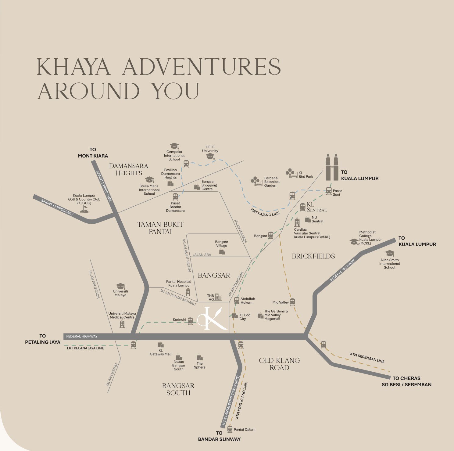 Khaya Residences location map
