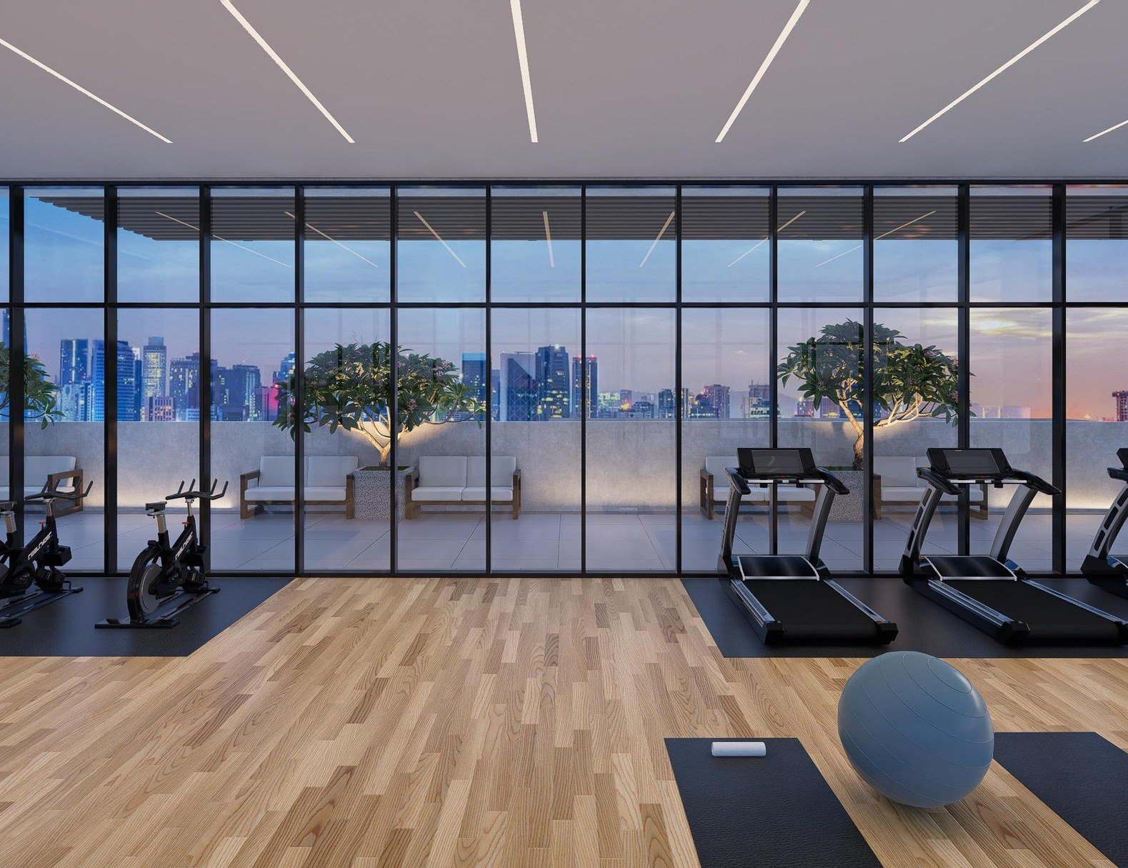 Khaya Residences sky gym: artist's impression