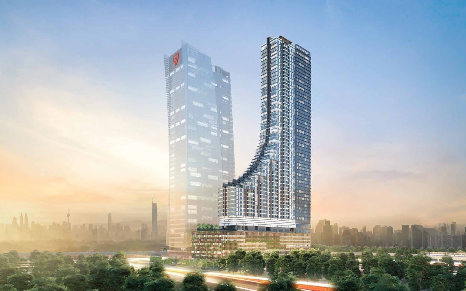 Khaya Residences, Bangsar: artist's impression of the tower