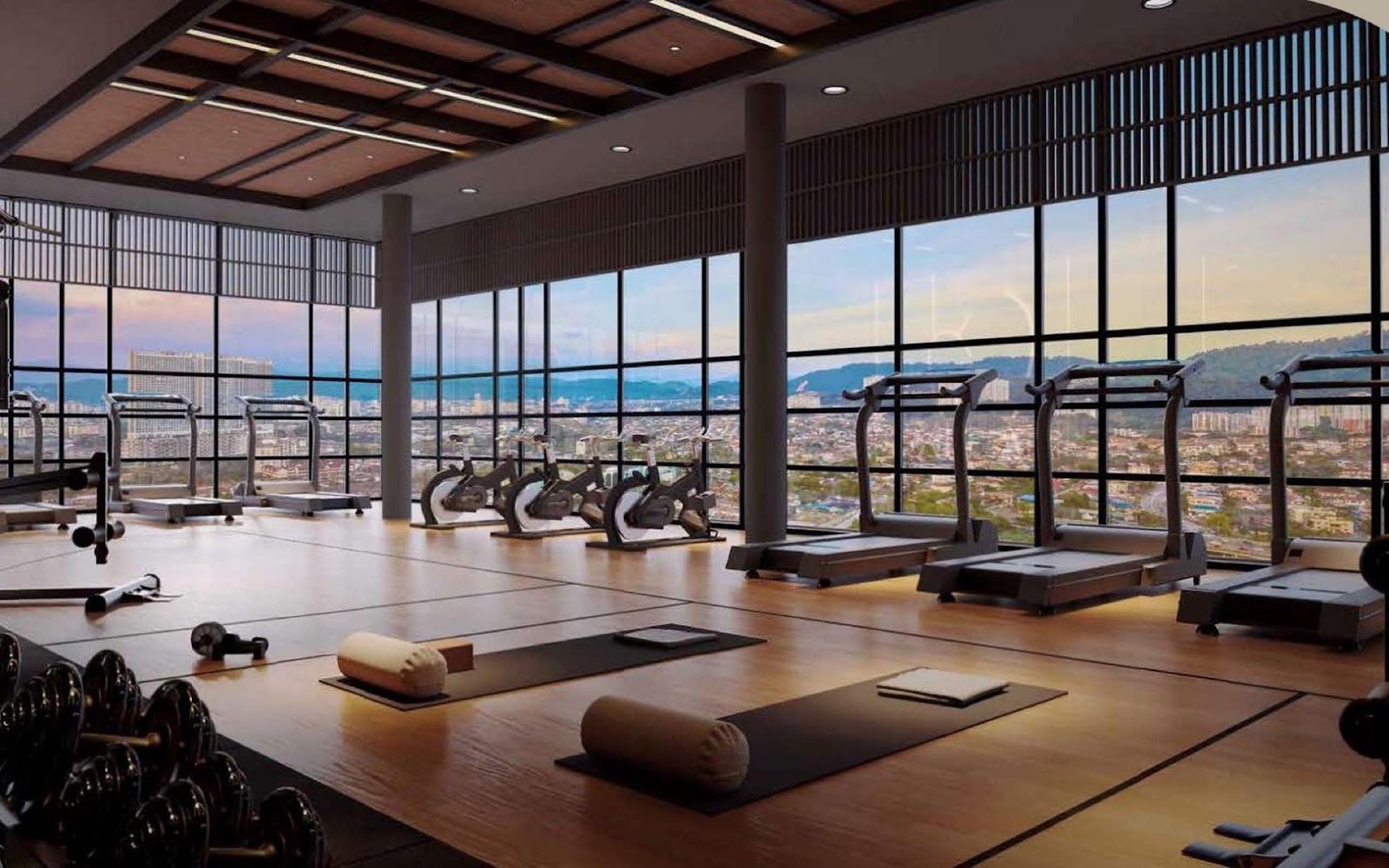 Levia Residence gym: artist's impression