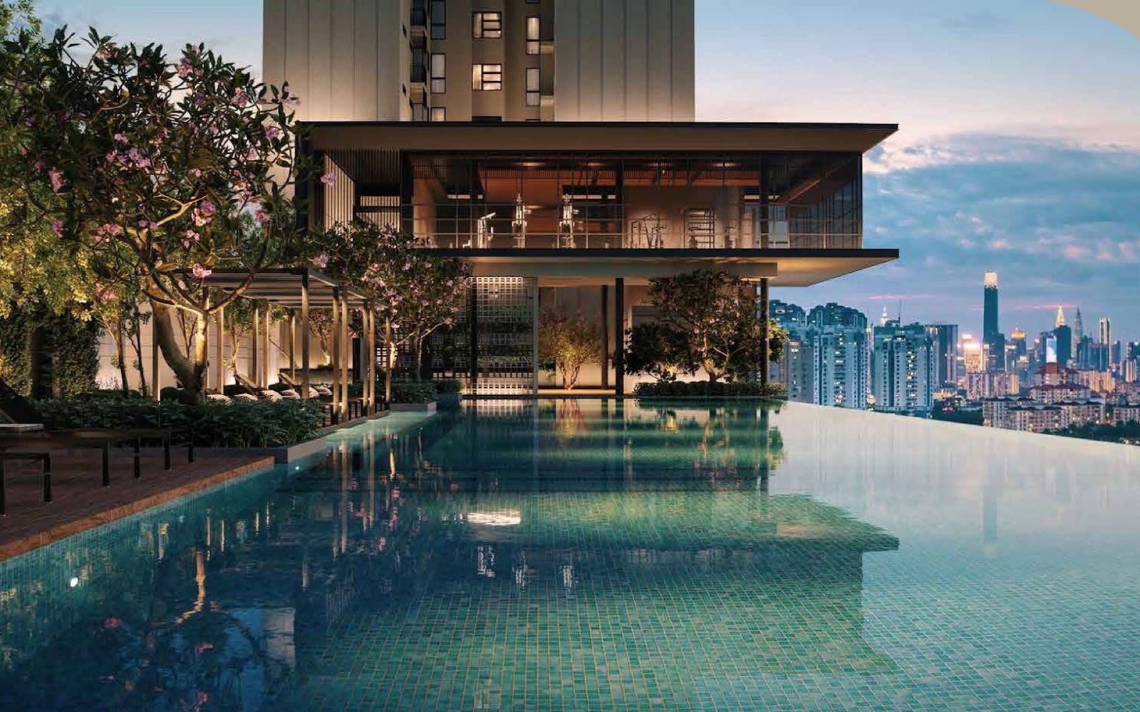 Levia Residence swimming pool: artist's impression
