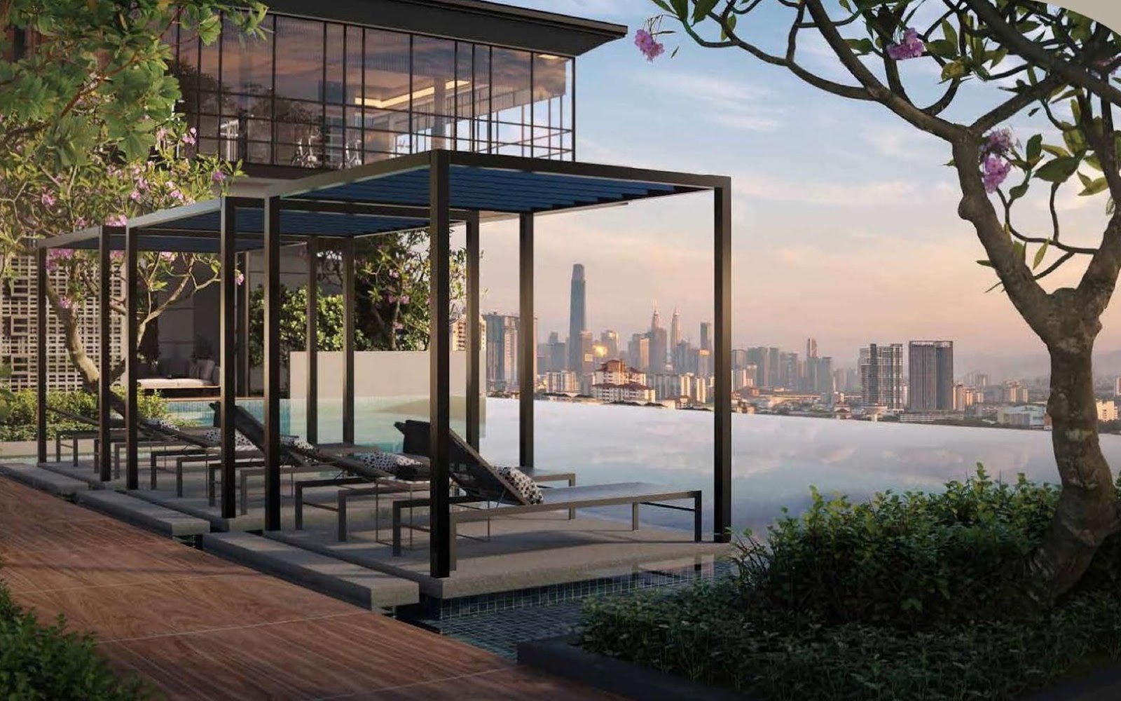 Levia Residence pool cabana: artist's impression